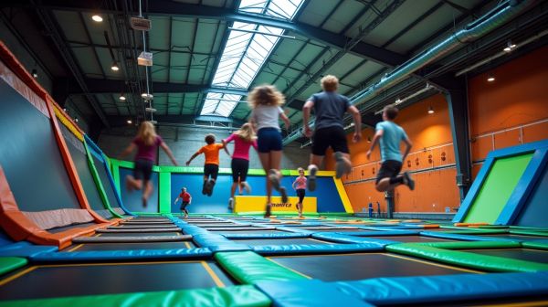 Adonnez-vous à l'adrénaline dans un trampoline park à Paris