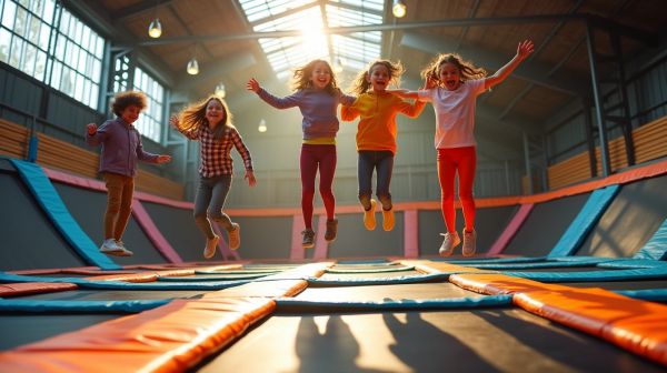 Adonnez-vous à l'adrénaline dans un trampoline park à Paris